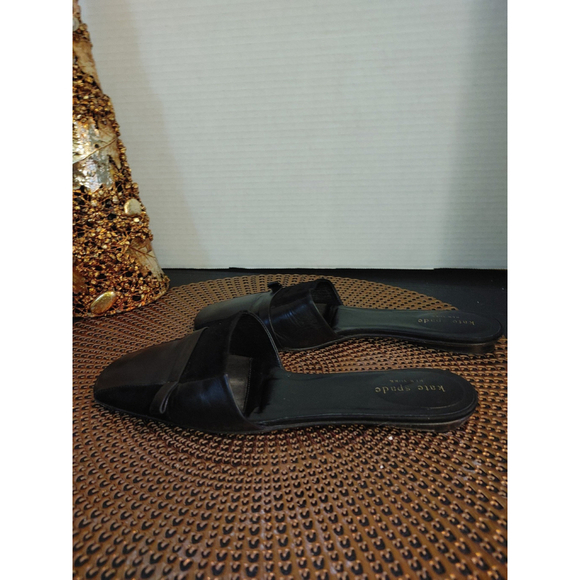 Kate Spade Leather & Suede Slides Size 8 - Picture 4 of 6